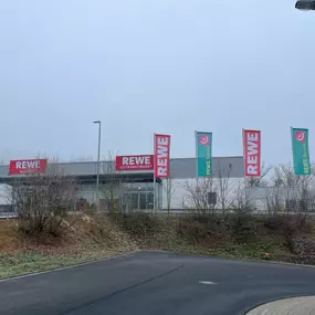 REWE Mömbris Zufahrt