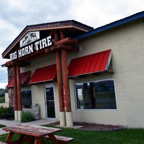 Front of Buffalo, Wyoming Big Horn Tire Sales Shop