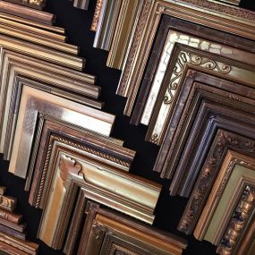 There are many frames to choose from to expertly display your piece.