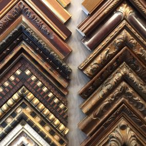 There are many frames to choose from to expertly display your piece.