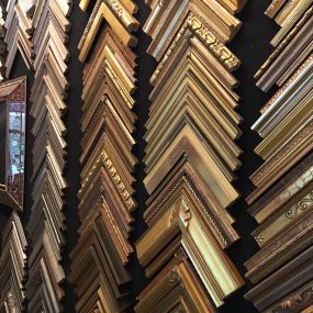 There are many frames to choose from to expertly display your piece.