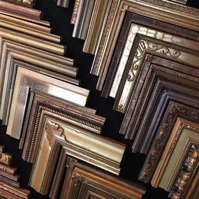 There are many frames to choose from to expertly display your piece.