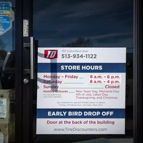 Tire Discounters Lebanon (Columbus) | Tires, Wheels, Services, Fluids, & more