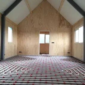Vloerverwarmings installatie