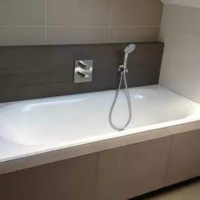 Geïnstalleerd ligbad