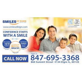 Smiles of Elgin Orthodontics and General Dentistry Dental Savings Summary 2018 Side 1