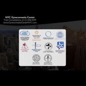 NYC Gynecomastia Center - Credentials and Memberships