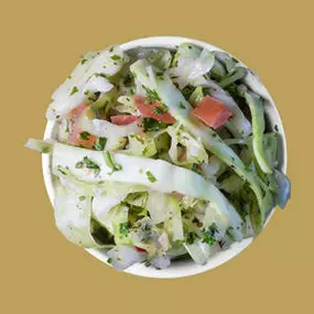 Green Cabbage Topping