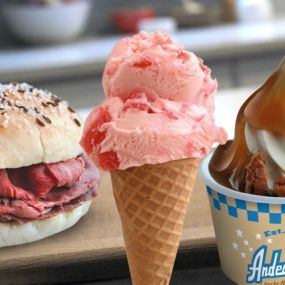 All Natural Roast Beef, Handmade Ice Cream, Signature Frozen Custard