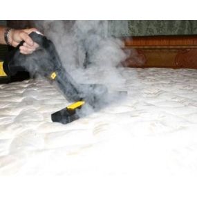 Mattress steam cleaning.