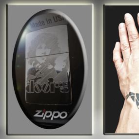 Zippogravuren:  The Doors - Fangravur bzw. vom Tattoo zur Zippogravur