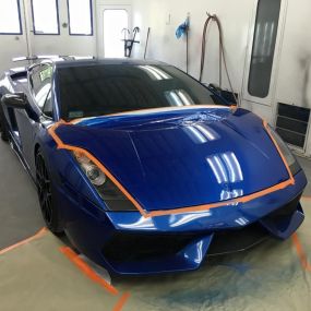 Some rock chip correction on this beautiful Lambo!