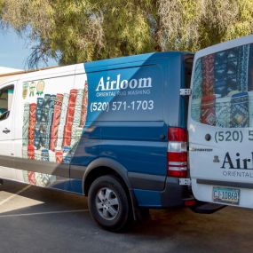 Our sprinter VAN can pick up and deliver your palace size rugs!