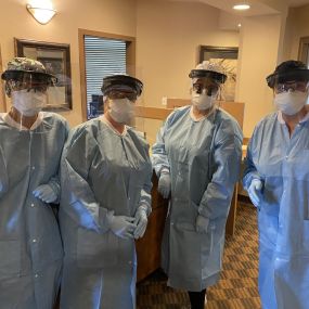 Doctors in PPE outfit