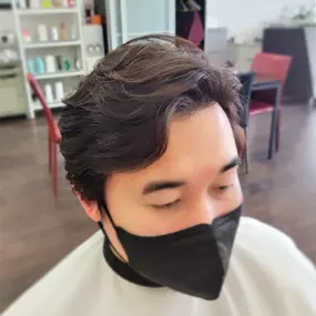 Park jun Korean hair salon near Niles IL 60714 | Japanese Straighten Perm, Hair Color, Digital Perm, Hair Cut, Kpop Star Style, wedding hair, wedding makeup