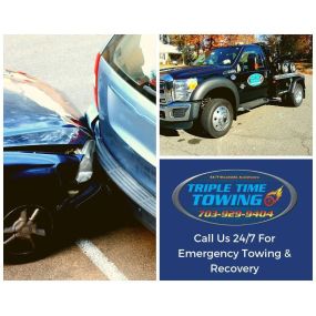 It may just be a fender bender, but it’s best not to take any chances after an accident. Big or small, if you’ve been in an accident and need towing assistance, make sure to call 703-929-9404 and get the reliable service you need from Triple Time Towing. https://tripletimetowing.com/ #towing #ClassicCarTowing #FlatbedTowing #RoadsideAssistance #AccidentRecovery #towlife #towtruck #gettingitdone #wehavefamilywaitingforusathome #towlivesmatter