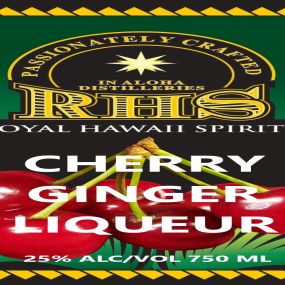 cherry ginger flavored rum or vodka by rhs llc