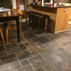 Check out this amazing tile and grout cleaning job done by Green Mitten Chem-Dry!