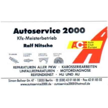 Logo fra Autoservice 2000 Inhaber Ralf Nitsche