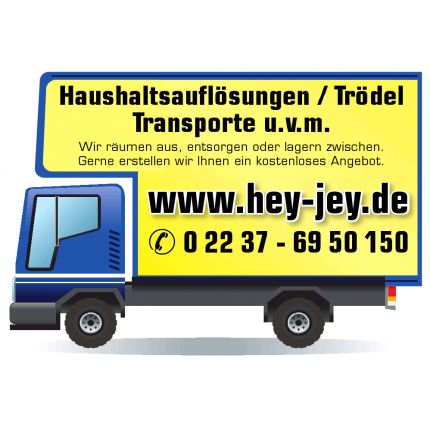Λογότυπο από Hey-Jey & Co. Haushaltsauflösungen Entrümpelungen in Kerpen Erftstadt Pulheim Bergheim Bedburg Frechen Hürth Brühl Elsdorf