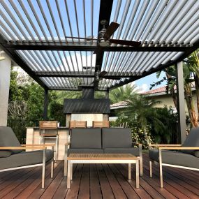 Residential Motorized Pergola in Miami, FL