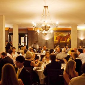 A nice evening dinner at a luxury hotel in Charleston, South Carolina