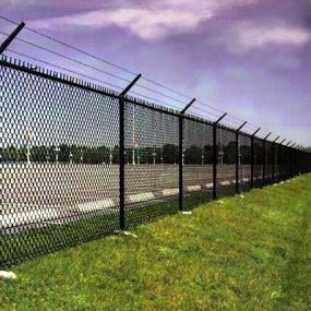 chain link security fencing