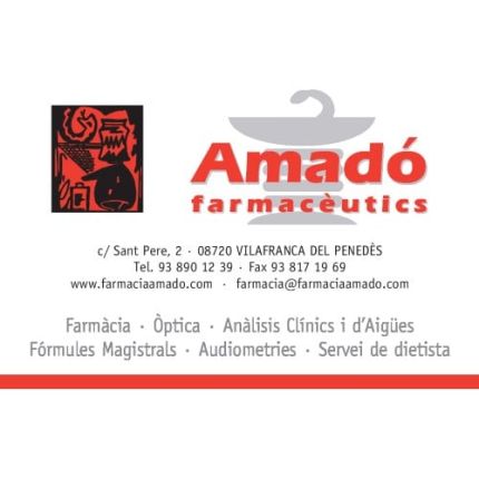 Logo od Farmàcia Amadó