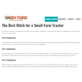 best small farm tractor