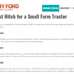 best small farm tractor