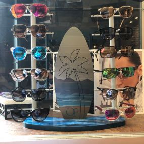 We carry Ocean Pacific polarized sunglasses