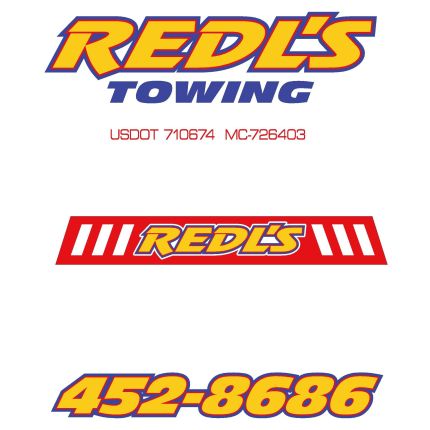 Logotyp från Redl's Towing