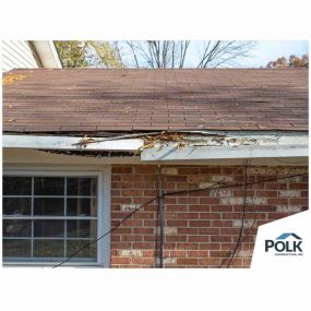 Storm damage to your roof? Polk Contracting can help with all roof replacement and roof repair projects.