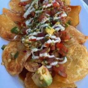 Tuna Poke Nachos