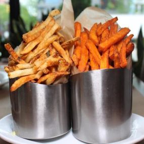 Hand Cut Fries & Sweet Potato Fries