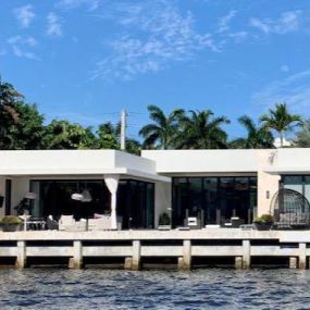 Our team recently finished this custom home along the Intracoastal in Boca Raton.