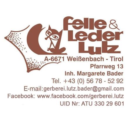 Logo da Gerberei Lutz - Inh. Margarete Bader | Felle | Lammfell | Lederhosen | Geschenksartikel