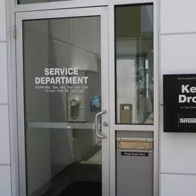 Smail GMC/Buick/Cadillac Service Dept.  If you are unable to get to our Service Departments during normal business hours. We have early bird, and after hours key drop off locations at each of our dealerships service location.