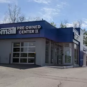 Smail Pre-Owned Center ll Located in east Greensburg, Pa just minutes from Westmoreland Mall and Arnold Palmer Reginal Airport.  We are conveniently located just a short drive from Irwin, North Huntingdon, Monroeville, and Pittsburgh. Stop in and see our large selection of new and used cars