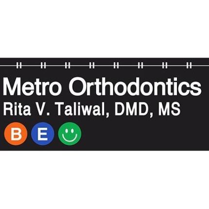 Logótipo de Metro Orthodontics: Rita Taliwal, DMD, MS