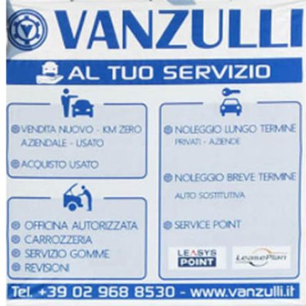 Logótipo de Vanzulli Srl, Vendita Auto, Noleggio Breve, Noleggio Lungo, Autofficina