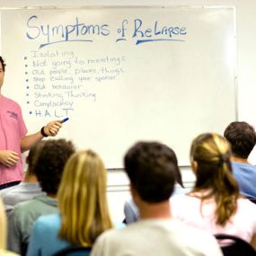 Group sessions at The Watershed.