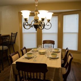 Dining area in the Norton House.