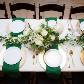 Wedding Table Setting at Mallinson Vineyard and Hall
