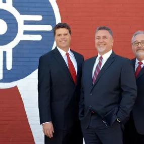 Showing their Wichita pride!  Sean, Todd, and Gary love this town.