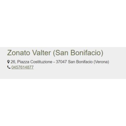 Logo von Zonato Valter