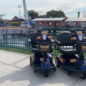 Theme Park approved scooter rentals Orlando by Gold Mobility Scooters. We sell and rent top of the line Pride Mobility Scooters in our rent a scooter line. Theme Parks and Orlando Florida Area scooter rentals. Best rental Prices, Premium brand new scooters for rent, Free Delivery and Pickup, Free Damage Waver, Free Accessories, and Custom upgrades. 5 star rated scooter rental company. Scooter Rental info at https://goldmobilityscooters.com or Call us at 407-414-0287