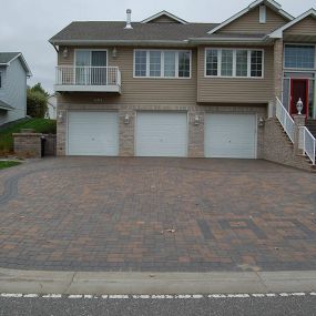 Our driveway installation experts at Greenscape Companies install are large variety of materials such as brick pavers, natural stone, tumbled pavers, cobblestone and more. Our services are designed and crafted to fit not only your lifestyle, but also your budget.