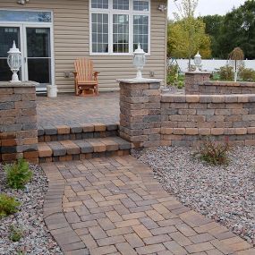 When it comes to paving and stonework, the team at Greenscape Companies takes every measure possible to ensure your new hardscape additions are built to last. Our landscape design and construction team will work closely with you to ensure that your new patio, driveway or walkway provides both functionality and curb appeal.