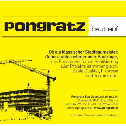 Logo von Pongratz Bau GesmbH